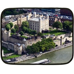 Tower Of London 1 Fleece Blanket (mini) by trendistuff