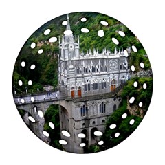 Las Lajas Sanctuary 2 Ornament (round Filigree)  by trendistuff