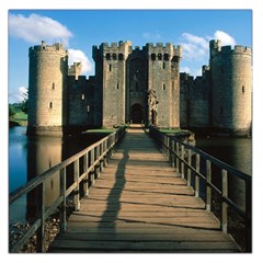 Bodiam Castle Large Satin Scarf (square)