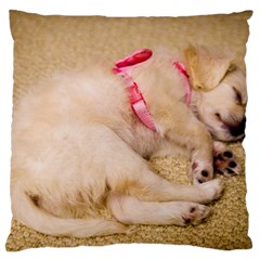 Adorable Sleeping Puppy Standard Flano Cushion Cases (two Sides)  by trendistuff