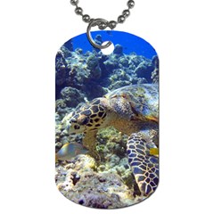 Sea Turtle Dog Tag (two Sides) by trendistuff