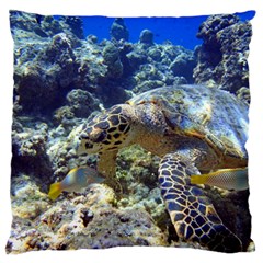 Sea Turtle Standard Flano Cushion Cases (two Sides)  by trendistuff