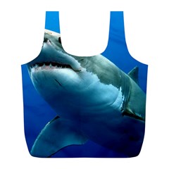 Great White Shark 3 Full Print Recycle Bags (l) 