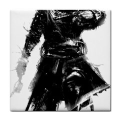 Assassins Creed Black Flag Tshirt Tile Coasters by iankingart