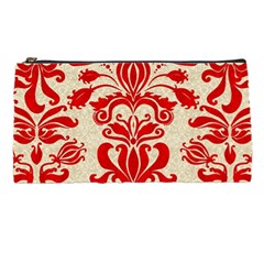 Ruby Red Swirls Pencil Cases by SalonOfArtDesigns