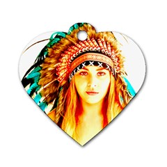 Indian 29 Dog Tag Heart (two Sides) by indianwarrior