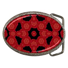 Stylized Floral Check Belt Buckles by dflcprints