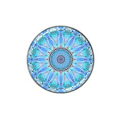 Sapphire Ice Flame, Light Bright Crystal Wheel Hat Clip Ball Marker (4 Pack) by DianeClancy