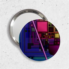 Jewel City, Radiant Rainbow Abstract Urban 2 25  Handbag Mirrors by DianeClancy