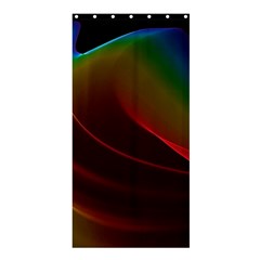 Liquid Rainbow, Abstract Wave Of Cosmic Energy  Shower Curtain 36  X 72  (stall)  by DianeClancy