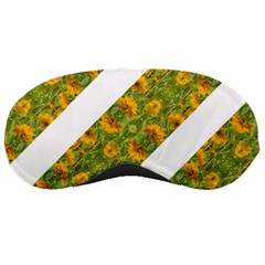 Indian Floral Pattern Stripes Sleeping Masks by dflcprints