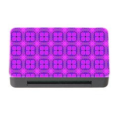 Abstract Dancing Diamonds Purple Violet Memory Card Reader With Cf by DianeClancy