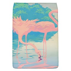 Two Pink Flamingos Pop Art Flap Covers (s)  by WaltCurleeArt