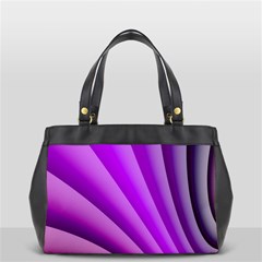 Gentle Folds Of Purple Office Handbags (2 Sides)  by FunWithFibro