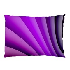 Gentle Folds Of Purple Pillow Case (two Sides) by FunWithFibro