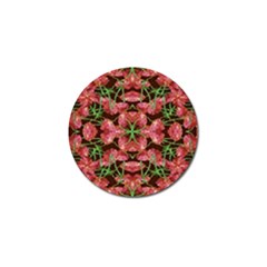 Floral Collage Pattern Golf Ball Marker (10 Pack) by dflcprints