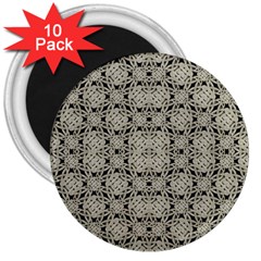 Interlace Arabesque Pattern 3  Magnets (10 Pack)  by dflcprints