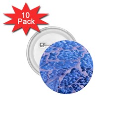 Festive Chic Light Blue Glitter Shiny Glamour Sparkles 1 75  Buttons (10 Pack)