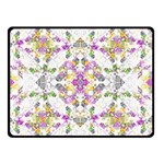 Geometric Boho Chic Double Sided Fleece Blanket (Small)  45 x34  Blanket Back