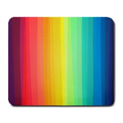 Sweet Colored Stripes Background Large Mousepads by TastefulDesigns