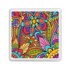 Festive Colorful Ornamental Background Memory Card Reader (square)  by TastefulDesigns