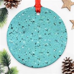 Abstract Cracked Texture Ornament (round)  by dflcprints