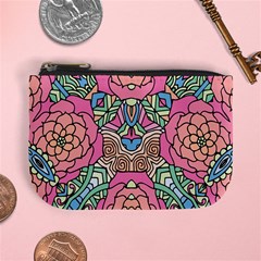 Petals, Carnival, Bold Flower Design Mini Coin Purse by Zandiepants