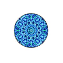 Blue Sea Jewel Mandala Hat Clip Ball Marker by Zandiepants