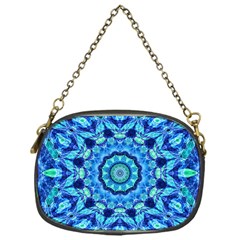 Blue Sea Jewel Mandala Chain Purse (one Side) by Zandiepants