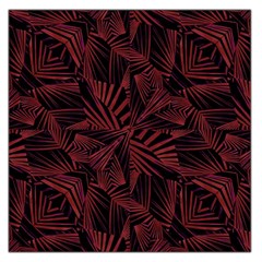 Sharp Tribal Pattern Large Satin Scarf (square)