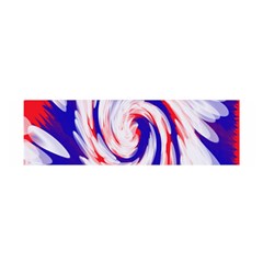 Groovy Red White Blue Swirl Satin Scarf (oblong) by BrightVibesDesign