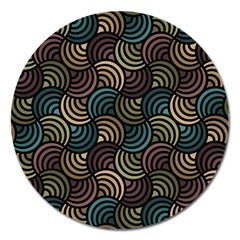 Glowing Abstract Magnet 5  (round)