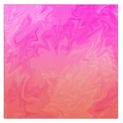 Ombre Pink Orange Large Satin Scarf (square)