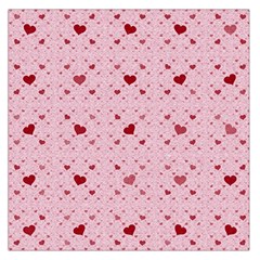 Heart Squares Large Satin Scarf (square)