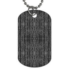 Dark Grunge Texture Dog Tag (two Sides) by dflcprints