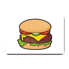 Cheeseburger Small Doormat  by sifis