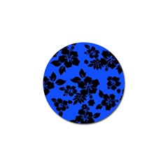 Dark Blue Hawaiian Golf Ball Marker by AlohaStore