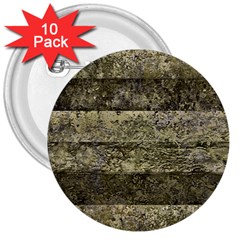 Grunge Stripes Print 3  Buttons (10 Pack)  by dflcprints