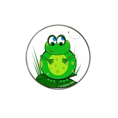 Green Frog Hat Clip Ball Marker (10 Pack) by Valentinaart