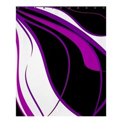 Purple Elegant Lines Shower Curtain 60  X 72  (medium)  by Valentinaart