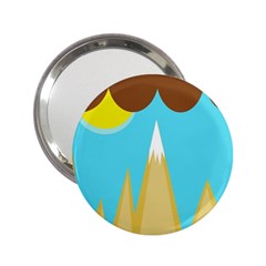 Abstract Landscape  2 25  Handbag Mirrors