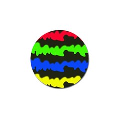 Colorful Abstraction Golf Ball Marker (10 Pack)