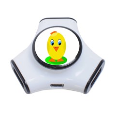 Cute Chicken  3-port Usb Hub