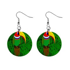 Toucan Mini Button Earrings by Valentinaart