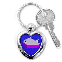 Big Fish Key Chains (heart)  by Valentinaart