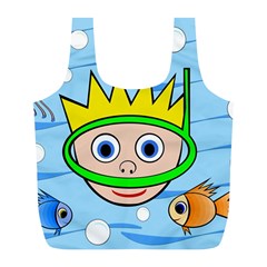 Diver Full Print Recycle Bags (l) 