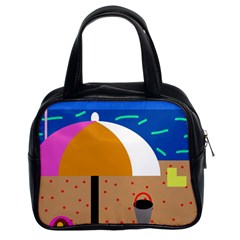 On The Beach  Classic Handbags (2 Sides)