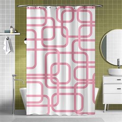 Pink Elegant Design Shower Curtain 48  X 72  (small)  by Valentinaart