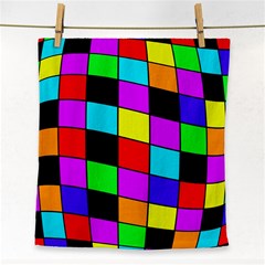 Colorful Cubes  Face Towel