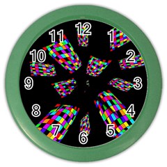 Colorful Abstraction Color Wall Clocks